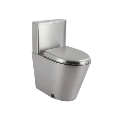 Kexin Best-selling Western toilet Stainless Steel One Piece WC Toilet