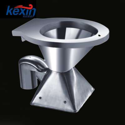 Stainless Steel  Dry Flush Chinese One Piece  Rimless Toilet And Wc Toilet