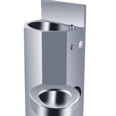 Sanitary Ware Good Quality Stainless Steel prison combination Toilet, Western toilet