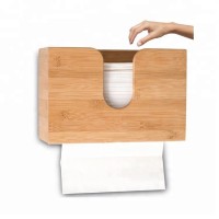 High Quality Wall-mounted Bamboo Toilet Tissue Paper Holder